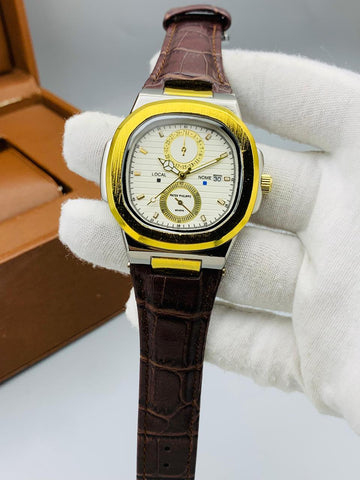 Patek Philippe Men's Luxury Watch – Date Function & Master Lock